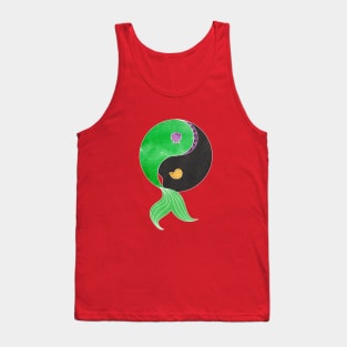 Yin-yang little mermaid Tank Top